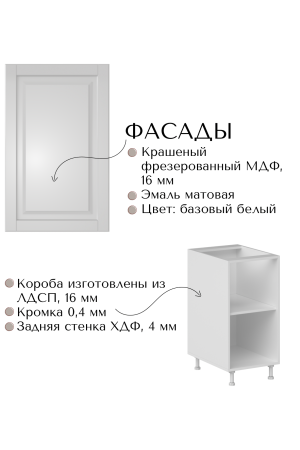Готовый кухонный гарнитур МИЛАНА 7
