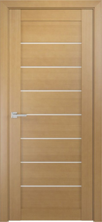 ЛУ-7 орех (стекло сатинат) Итальянский орех Со светлым стеклом 550х1900