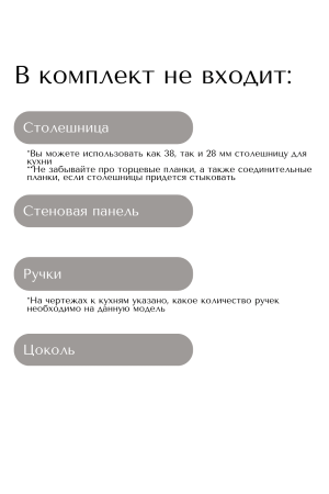 Готовый кухонный гарнитур МИЛАНА 3