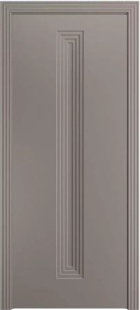 Межкомнатная дверь «Каролина-4 ДГ» 2000 x 600 Темно-серый