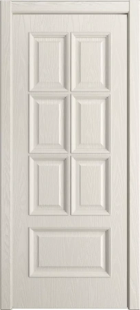 Межкомнатная дверь «Палермо-1, ДГ» 2000 x 800 Белоснежный