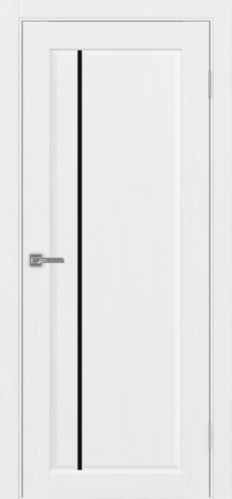 Сицилия_711.12 ЭКО-шпон 90*200 Белый лёд LACчерный