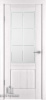 Дверь межкомнатная Баден 2 натуральный шпон эмаль белая (ral 9003) 600x2000 2 Emal