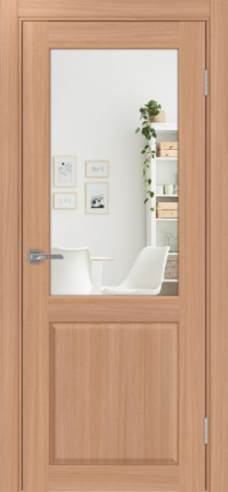 Сицилия_702.21 ЭКО-шпон 90*200 Ясень тёмный ЗеркалоЗеркало