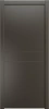 Межкомнатная дверь «ID-F, ДГ» 2000 x 600 Темно-серый