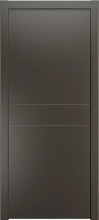 Межкомнатная дверь «ID-F, ДГ» 2000 x 600 Темно-серый