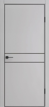 ДП-52 (Silver gray) Silver Gray Глухие 600х1900