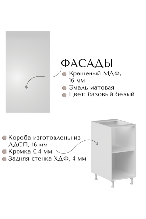 Готовый кухонный гарнитур БЕАТРИС 1